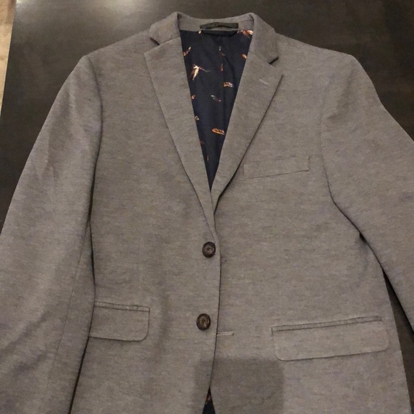 ralph lauren grey blazer